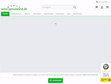 Tablet Screenshot of genussland.de